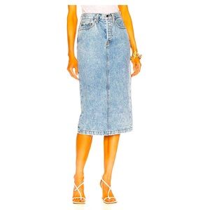 Wardrobe NYC denim skirt